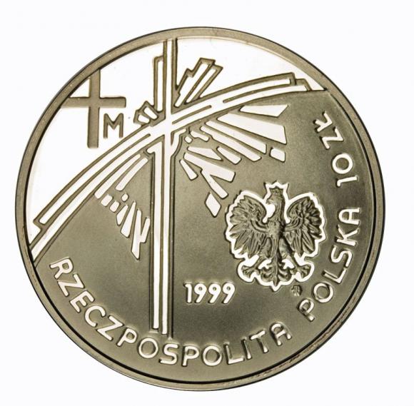 10 zł Jan Pawel II - Papież Pielgrzym 1999 (2)