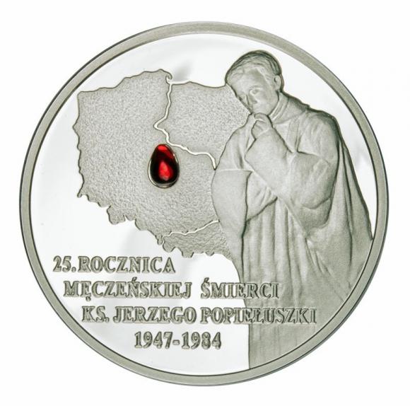 10 zł 25 rocznica śmierci księdza Jerzego Popiełuszki 2009 (1)