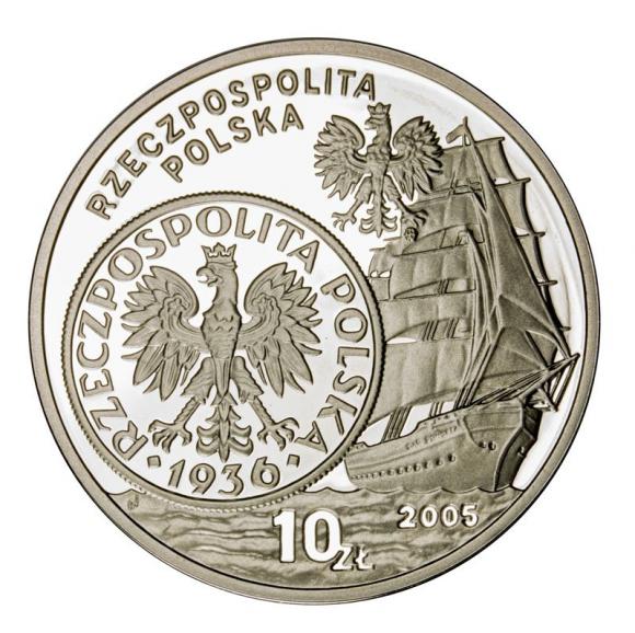 10 zl 2005 Dzieje Złotego Żaglowiec (2)