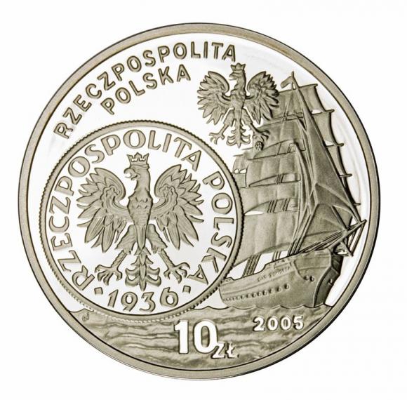 10 zl 2005 Dzieje Złotego Żaglowiec (2)