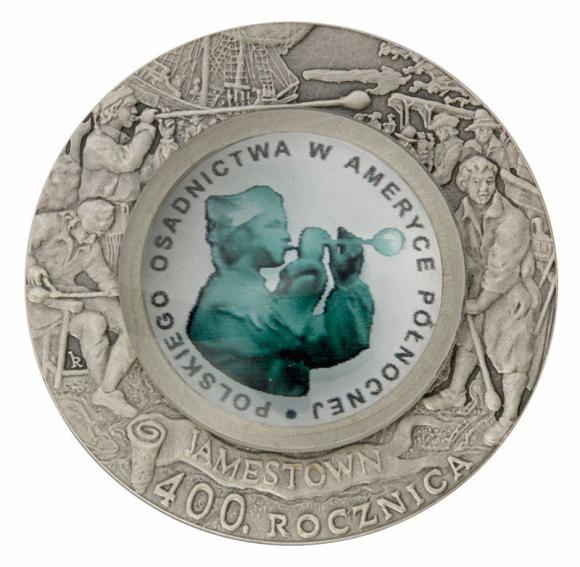 10 zł 2008 400 rocznica osadnictwa w Ameryce Płn. (1)