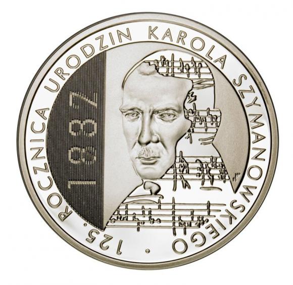 10 zł 2007 125 rocznica urodzin Karola Szymanowskiego (1)