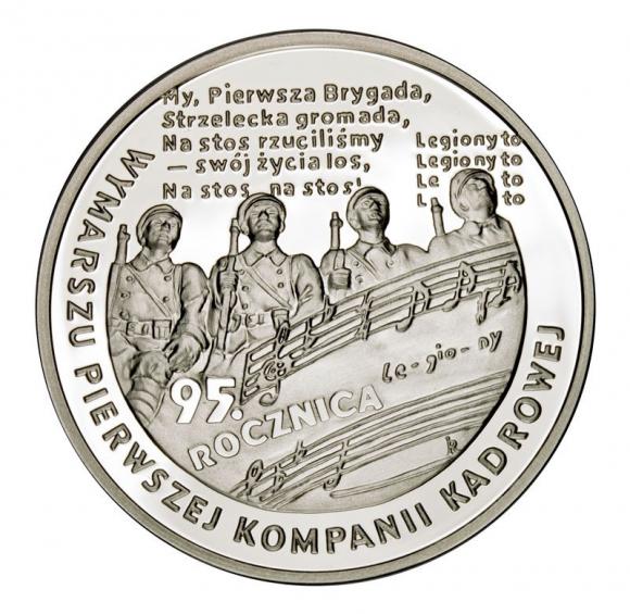 10 zł 2009 95 rocznica wymarszu Pierwszej Kompanii Kadrowej (1)