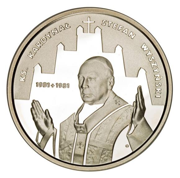 10 zł 2001 ks. kardynał Stefan Wyszyński 1901 - 1981 (1)