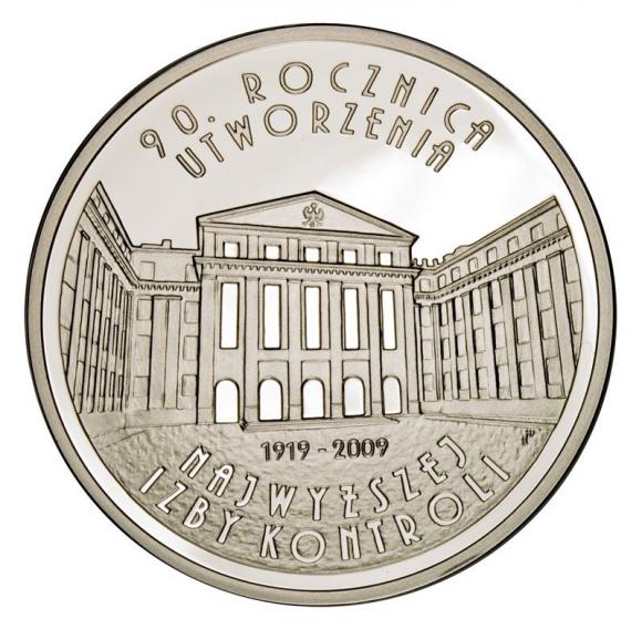 10 zł 2009 90 rocznica utworzenia Najwyższej Izby Kontroli (1)