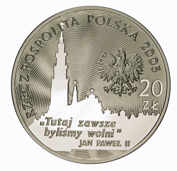 20 zł 2005 350 lecie obrony Jasnej Góry (2)