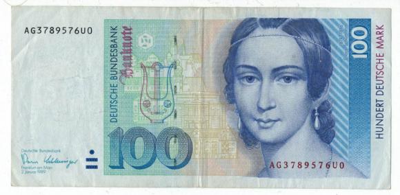 100 marek 2 stycznia 1989 Niemcy (1)