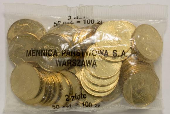 2 zł 2005 Jan Paweł II 1920 - 2005 50 sztuk worek menniczy (1)