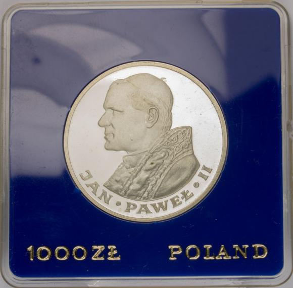 1000 zł 1983 Jan Paweł II srebro (1)