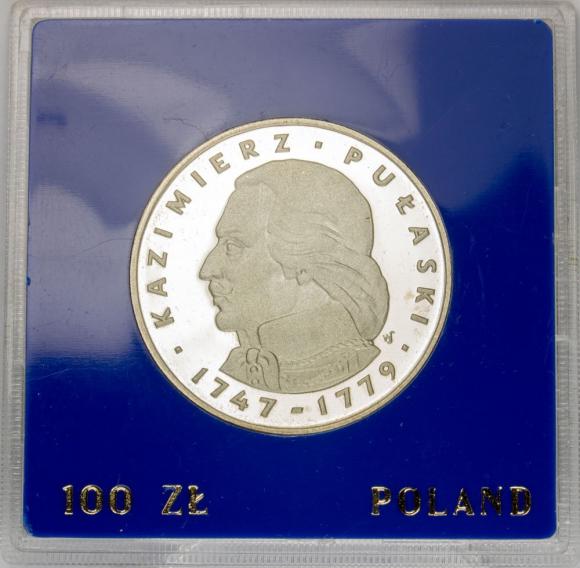100 zł 1976 Kazimierz Pułaski srebro (1)