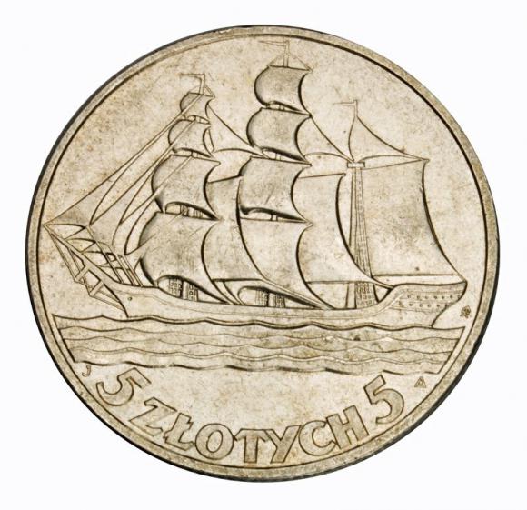 5 złotych 1936 Żaglowiec (1)