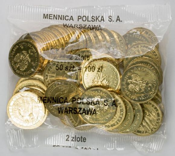 2 zł 2007 750 - lecie lokacji Krakowa 50 sztuk worek menniczy (1)