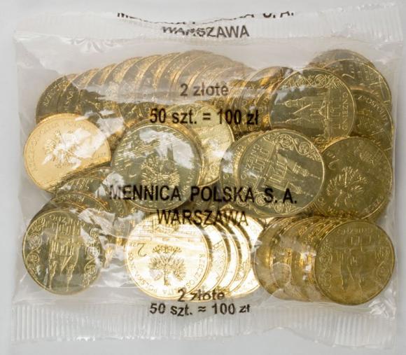 2 zł 2005 Gniezno 50 sztuk worek menniczy (1)