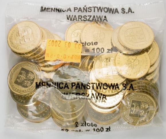2 zł 2005 Województwo Warmińsko - Mazurskie 50 sztuk worek menniczy (1)