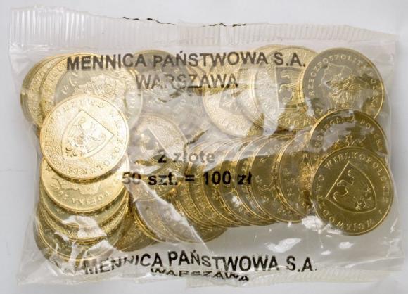 2 zł 2005 Województwo Wielkopolskie 50 sztuk worek menniczy (1)