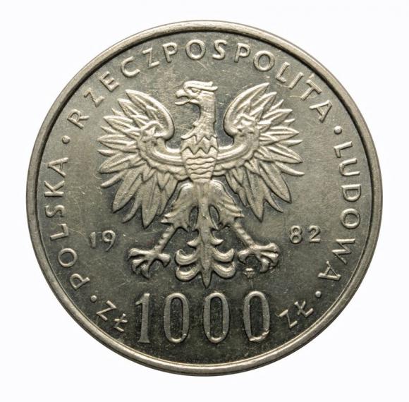 1000 złotych 1982 PRL Jan Paweł II (2)