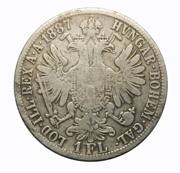 Floren 1887 Franciszek Józef I Austria Wiedeń (2)