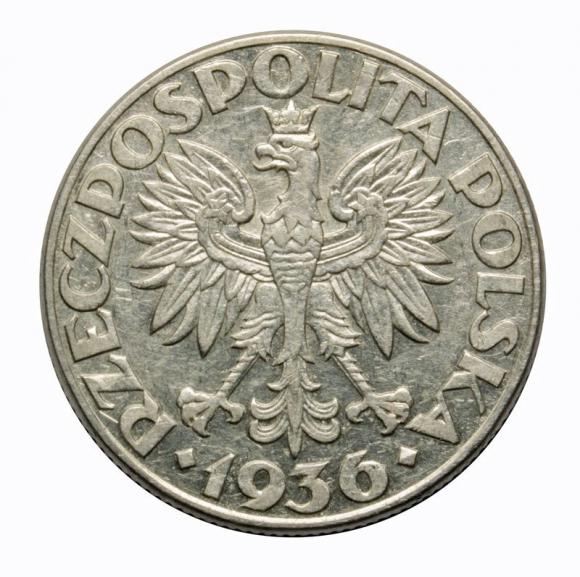 2 złote 1936 Żaglowiec II RP Warszawa (2)