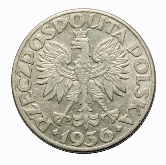 2 złote 1936 Żaglowiec II RP Warszawa (2)