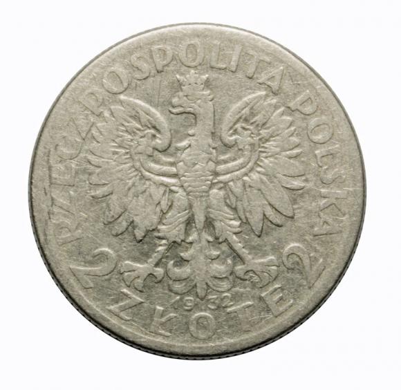 2 złote 1932 Głowa kobiety II RP Warszawa (2)