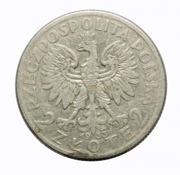 2 złote 1933 Głowa kobiety II RP Warszawa (2)