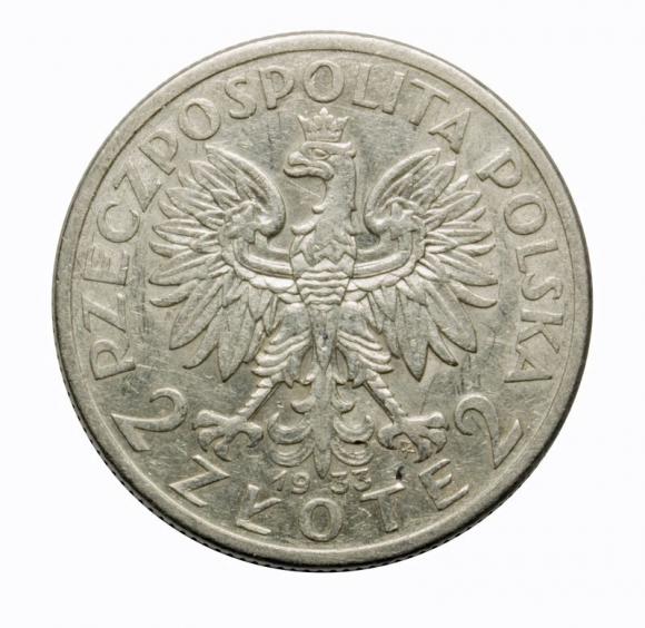 2 złote 1933 Głowa kobiety II RP Warszawa (2)