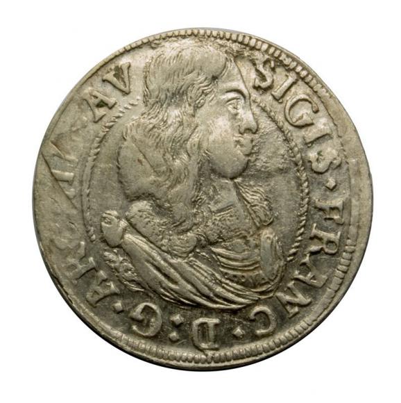3 krajcary 1665 Zygmunt Franciszek Austria Tyrol Hall (1)