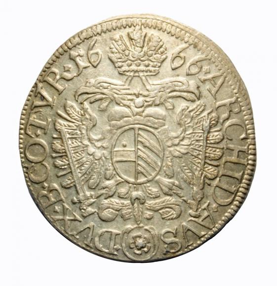 3 krajcary 1666 Leopold I Habsburg Austria Wiedeń (2)