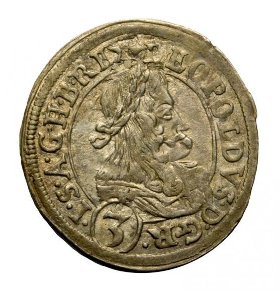 3 krajcary 1670 Leopold I Habsburg Austria Graz (1)