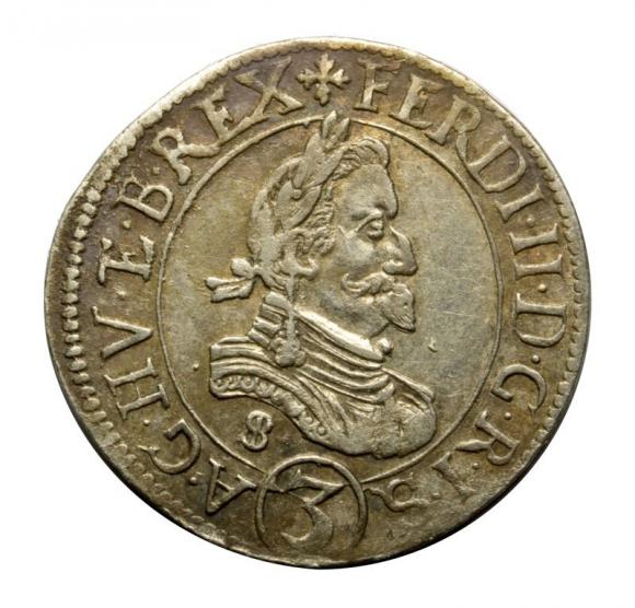 3 krajcary 1625 Ferdynand II Habsburg Austria Sankt Veit (1)