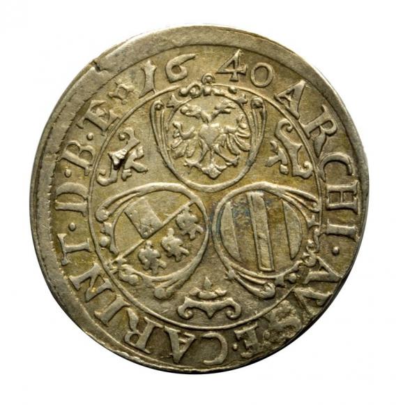 3 krajcary 1640 Ferdynand II Habsburg Austria Sankt Veit (2)