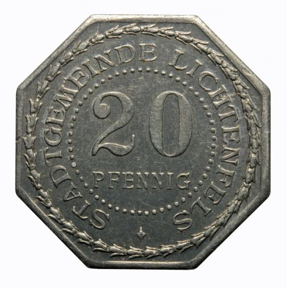 20 fenigów Lichtenfels Bawaria Fara (1)