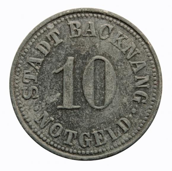 10 fenigów 1918 Backnang Wirtembergia (1)