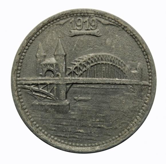5 fenigów 1919 Bonn Nadrenia (2)