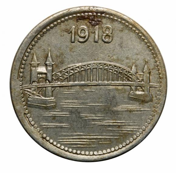 5 fenigów 1918 Bonn Nadrenia (2)