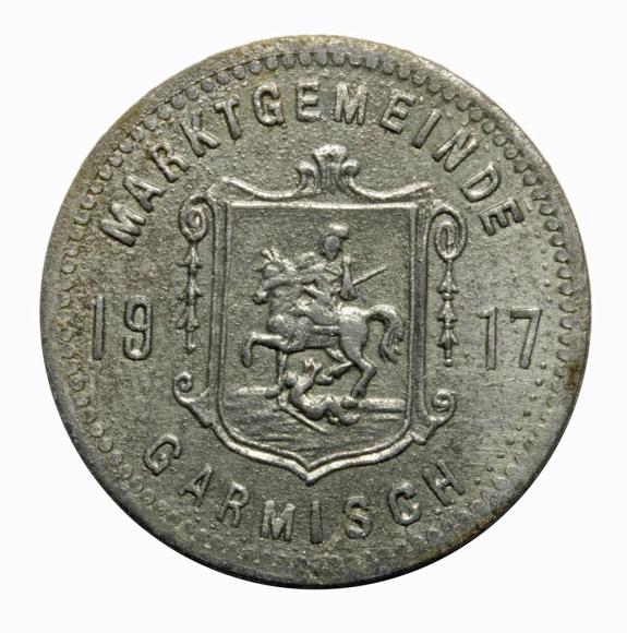 10 fenigów 1917 Garmisch Bawaria (2)