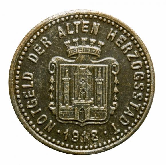 5 fenigów 1918 Burghausen Bawaria (2)