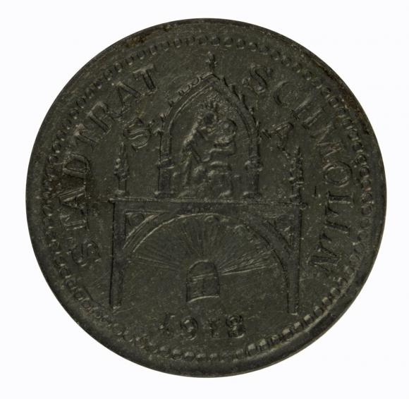 5 fenigów 1918 Schmolln Saksonia (2)