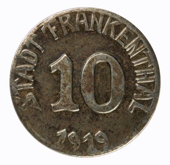 10 fenigów 1919 Frankenthal Nadrenia Palatynat (1)