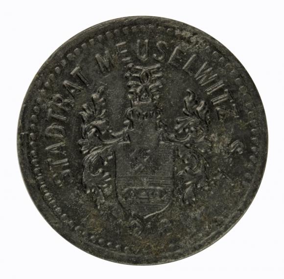 5 fenigów 1918 Meuselwitz Saksonia (2)