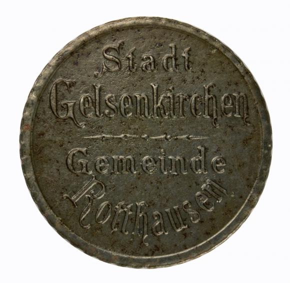 50 fenigów 1919 Gelsenkirchen gmina Rotthausen Westfalia (2)