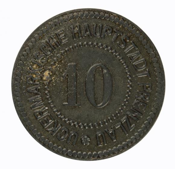 10 fenigów 1917 Prenzlau Brandenburgia (1)