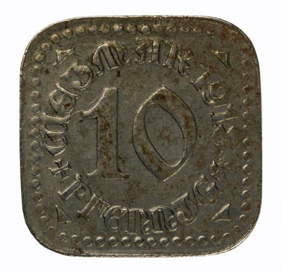 10 fenigów 1918 Weimar Saksonia (1)
