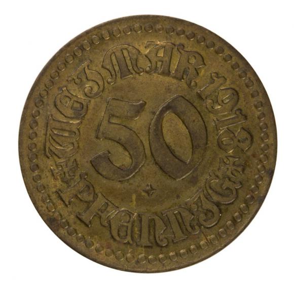 50 fenigów 1918 Weimar Saksonia (1)
