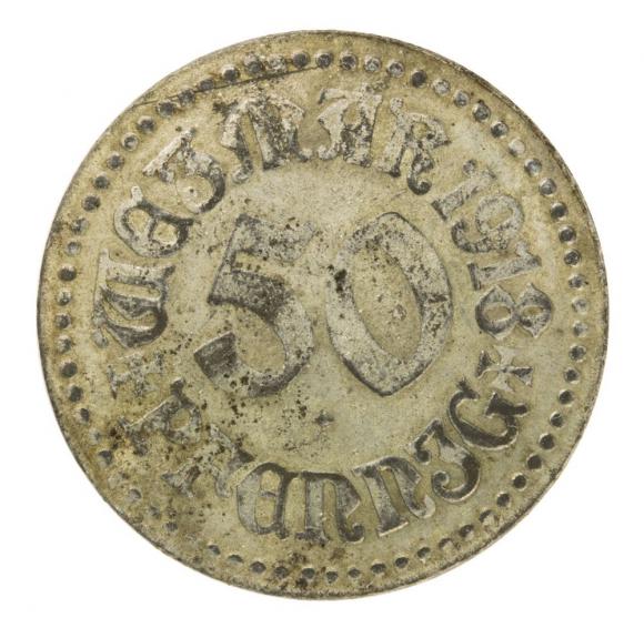50 fenigów 1918 Weimar Saksonia (1)