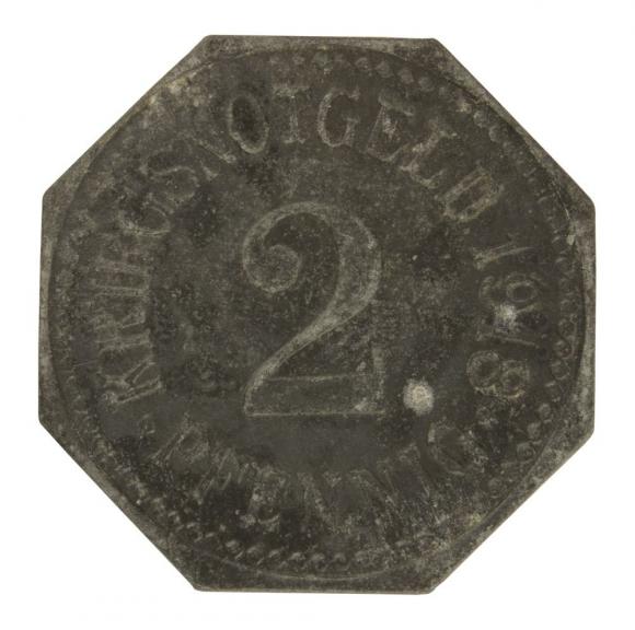 2 fenigi 1918 Apolda Saksonia (1)
