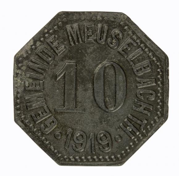 10 fenigów 1919 Meuselbach Turyngia (1)
