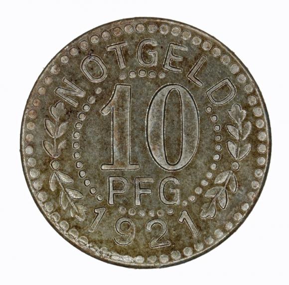 10 fenigów 1921 Gosswitz Saksonia (1)