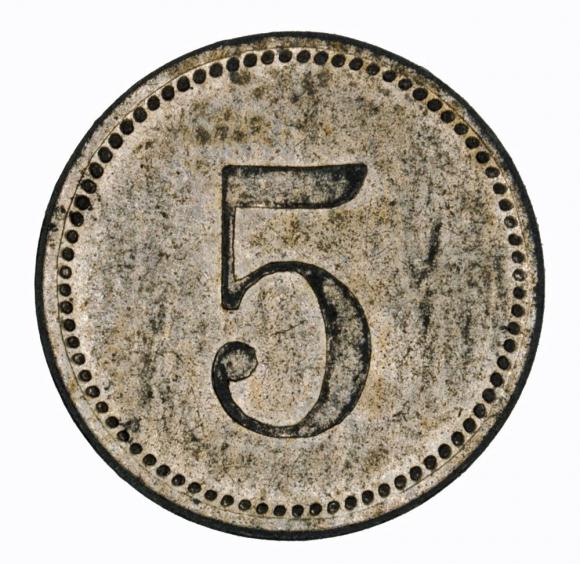 5 fenigów 1917 Dinkelsbuhl Bawaria (1)