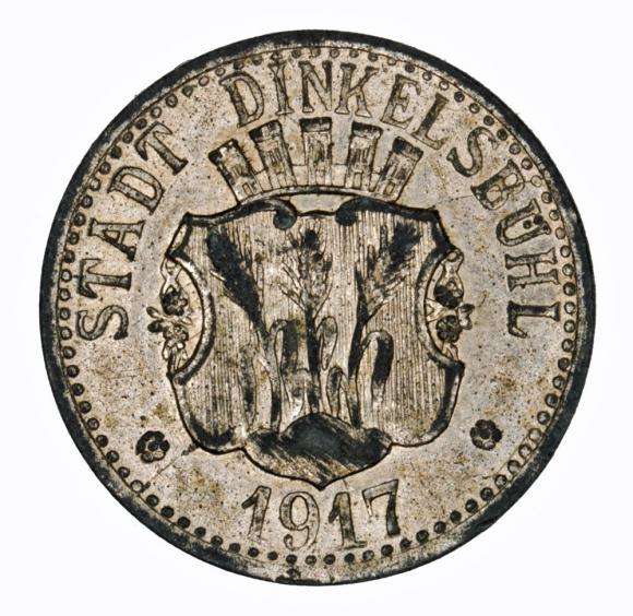 5 fenigów 1917 Dinkelsbuhl Bawaria (2)
